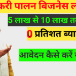 बकरी पालन लोन योजना का आवेदन कैसे करें